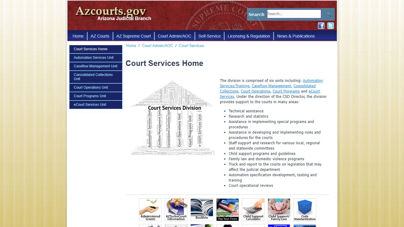 Court Services > Court Services Home