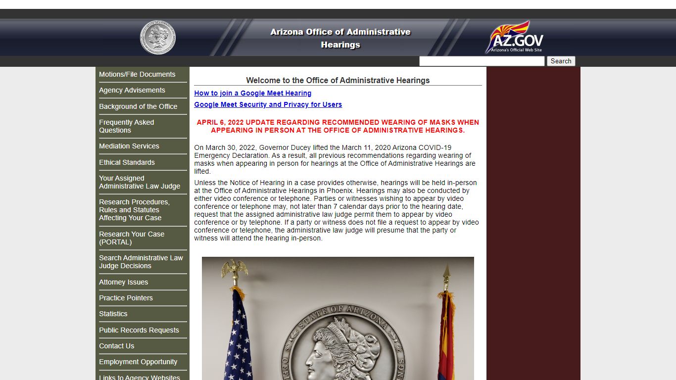 Arizona Office of Administrative Hearings